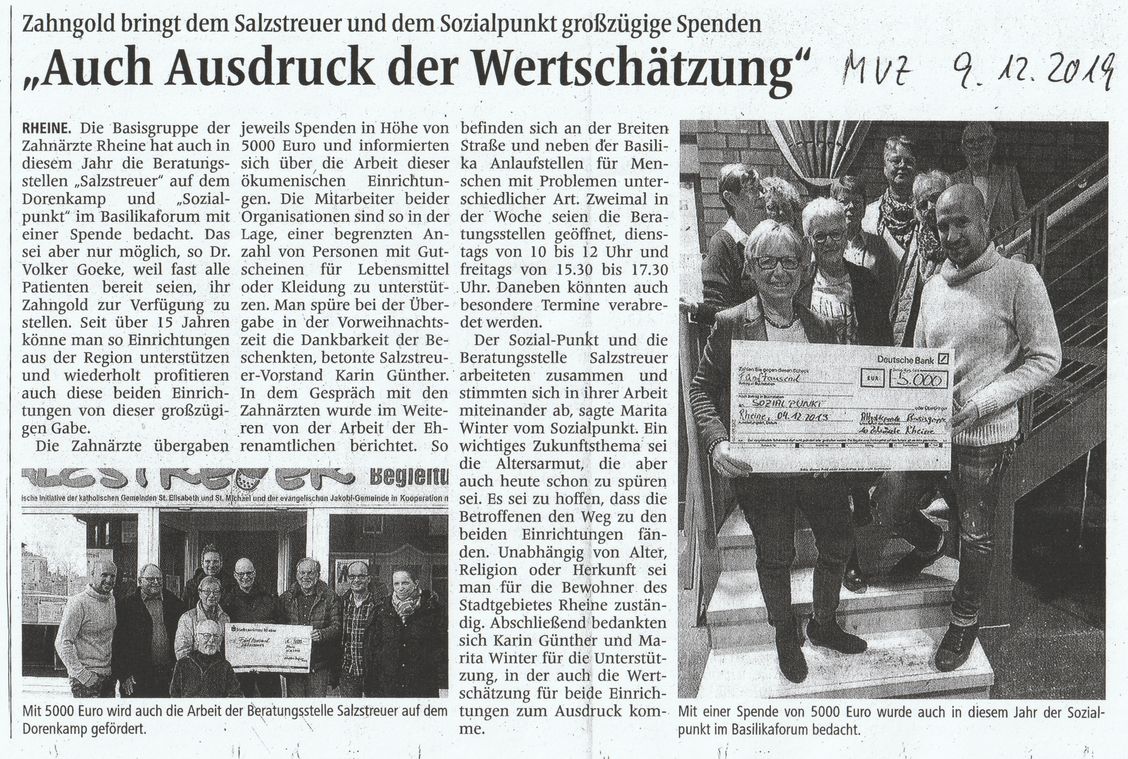 Zahngold Spende 101219 b